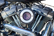 S&S Cycle Air Stinger Stealth Air Cleaner Kit for 2017-2025 Harley-Davidson Chrome Silver #170-0714A
