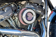 S&S Cycle Air Stinger Stealth Air Cleaner Kit for 2017-2025 Harley-Davidson Chrome Silver