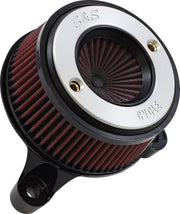 S&S Cycle Air Stinger Stealth Air Cleaner Kit for 2008-2017 Harley-Davidson Chrome Silver