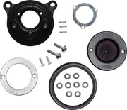 S&S Cycle Air Stinger Stealth Air Cleaner Kit for 2008-2017 Harley-Davidson Chrome Silver #170-0715A