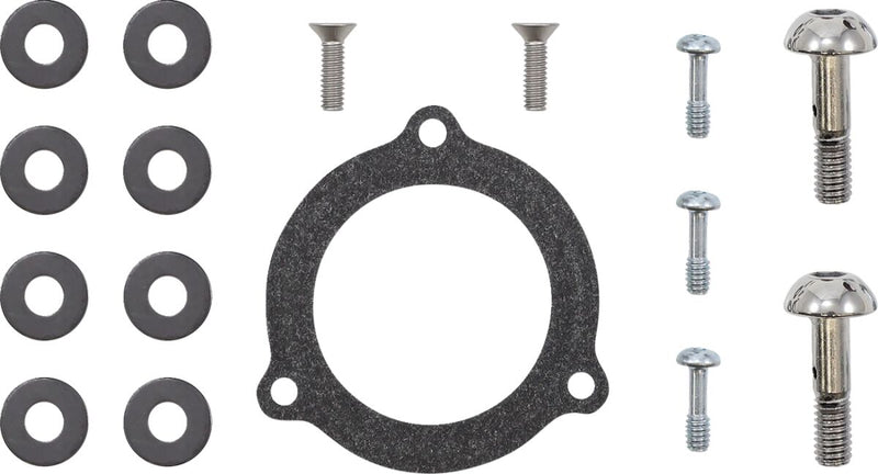 S&S Cycle Air Stinger Stealth Air Cleaner Kit for 2008-2017 Harley-Davidson Chrome Silver