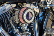 S&S Cycle Air Stinger Stealth Air Cleaner Kit for 2008-2017 Harley-Davidson Chrome Silver