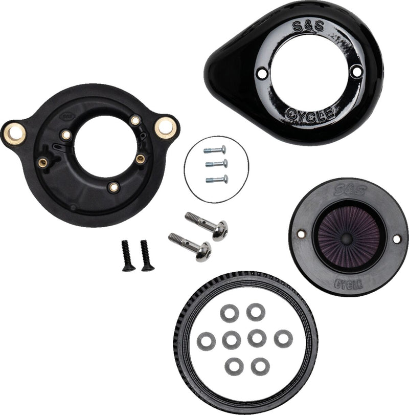 S&S Cycle Air Stinger Stealth Air Cleaner Kit for 2017-2024 Harley-Davidson Black