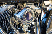 S&S Cycle Air Stinger Stealth Air Cleaner Kit for 2008-2017 Harley-Davidson Chrome Silver