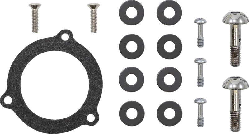 S&S Cycle Air Stinger Stealth Air Cleaner Kit for 2008-2017 Harley-Davidson Chrome Silver #170-0719A