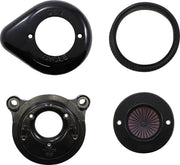 S&S Cycle Air Stinger Stealth Air Cleaner Kit for 2008-2017 Harley-Davidson Black