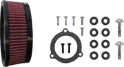 S&S Cycle Air Stinger Stealth Air Cleaner Kit for 2008-2017 Harley-Davidson Black #170-0720A