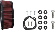 S&S Cycle Air Stinger Stealth Air Cleaner Kit for 2001-2006, 2011-2017 Harley-Davidson Chrome Silver