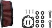S&S Cycle Air Stinger Stealth Air Cleaner Kit for 2001-2006, 2011-2017 Harley-Davidson Black #170-0722A