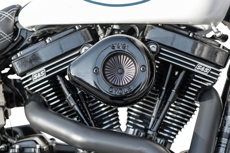S&S Cycle Air Stinger Stealth Air Cleaner Kit for 2001-2006, 2011-2017 Harley-Davidson Black