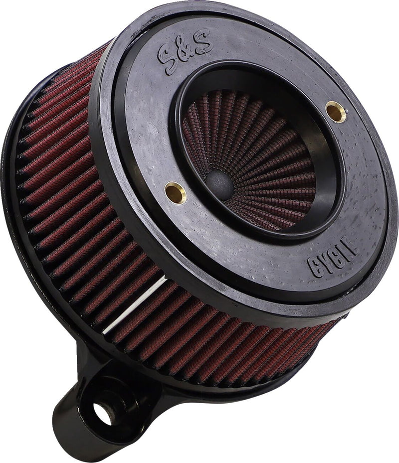 S&S Cycle Air Stinger Stealth Air Cleaner Kit for 2007-2022 Harley-Davidson Black Chrome #170-0724A