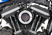 S&S Cycle Air Stinger Stealth Air Cleaner Kit for 2007-2022 Harley-Davidson Black Chrome #170-0724A
