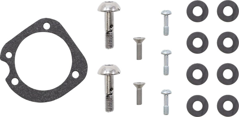S&S Cycle Air Stinger Stealth Air Cleaner Kit for 2007-2022 Harley-Davidson Black Chrome #170-0724A