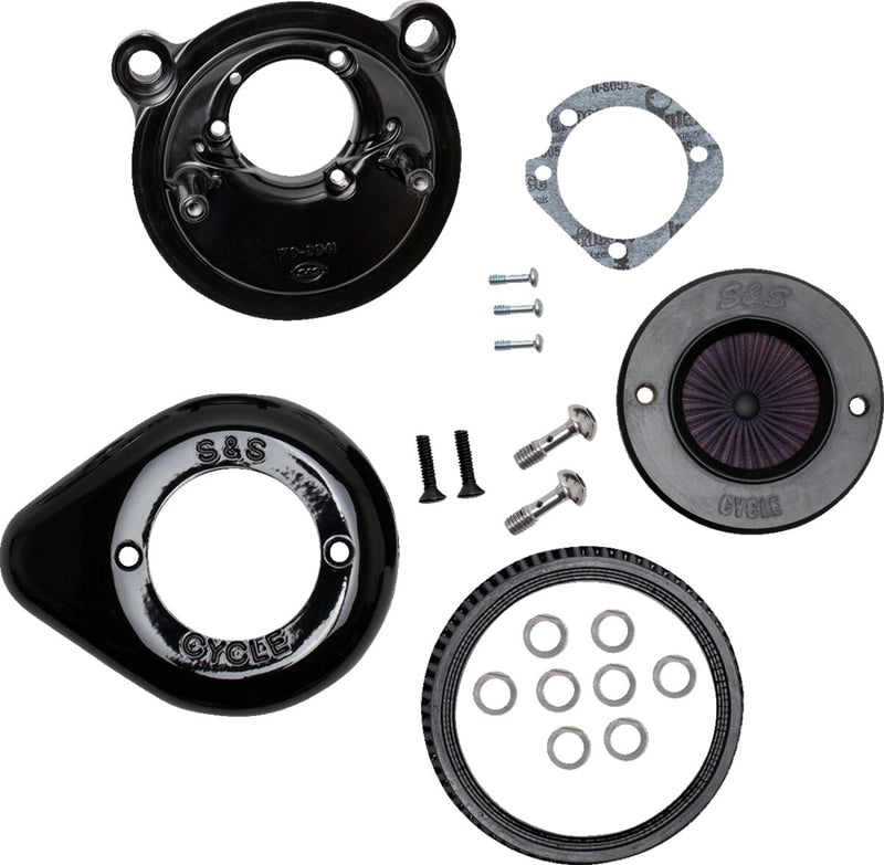 S&S Cycle Air Stinger Stealth Air Cleaner Kit for 2007-2022 Harley-Davidson Black