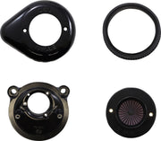 S&S Cycle Air Stinger Stealth Air Cleaner Kit for 2007-2022 Harley-Davidson Black