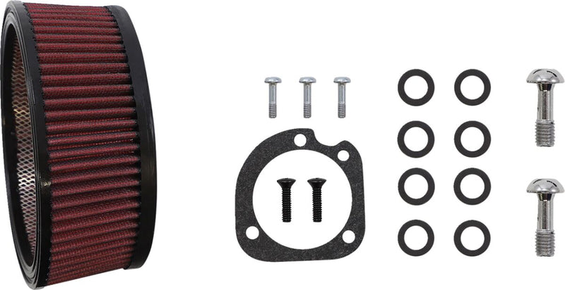 S&S Cycle Air Stinger Stealth Air Cleaner Kit for 2007-2022 Harley-Davidson Black #170-0726A