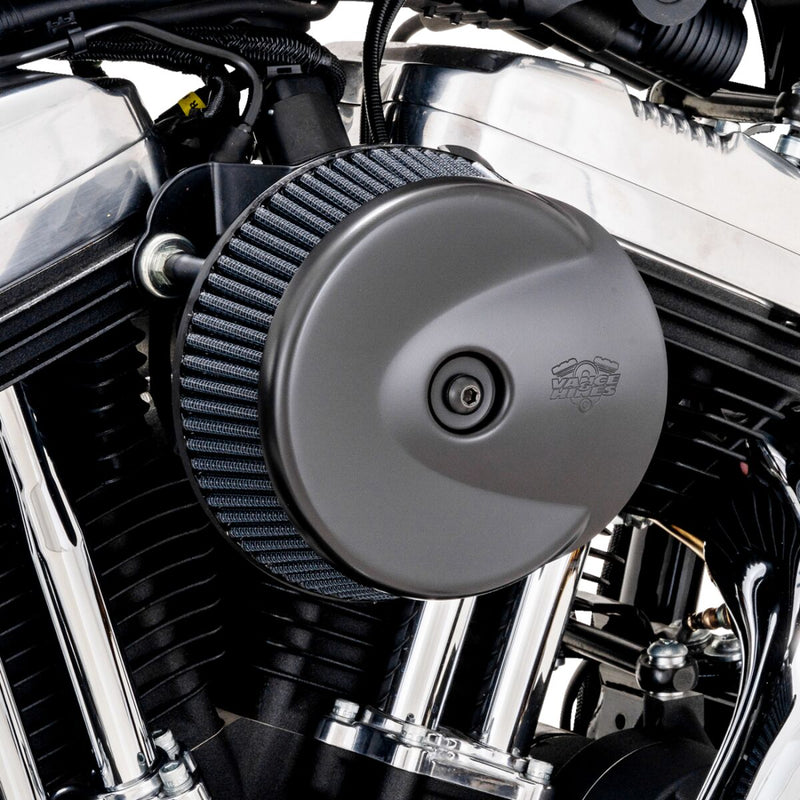 Vance & Hines Stingray Air Cleaner In Matt Black For 1999-2017 HD Dyna, Softail And Touring Models