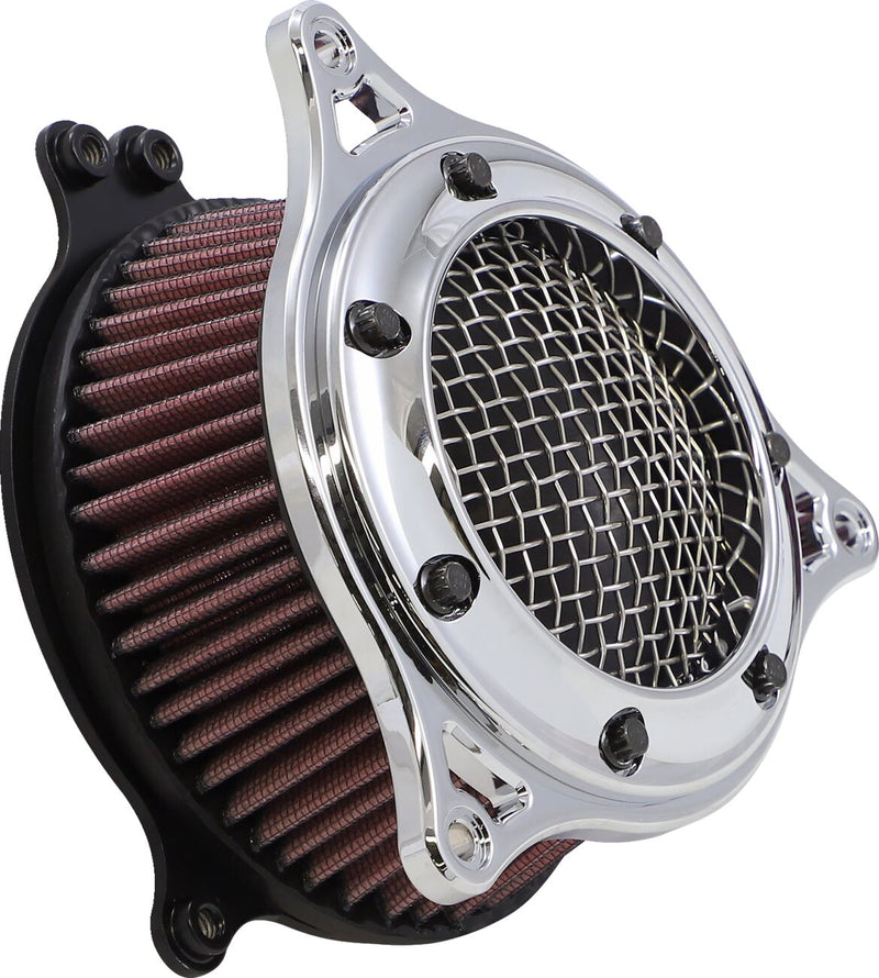 Cobra RPT Air Intake Kit - Aluminum - Chrome for Harley-Davidson Touring, Softail, Dyna & Trike 2008-2017