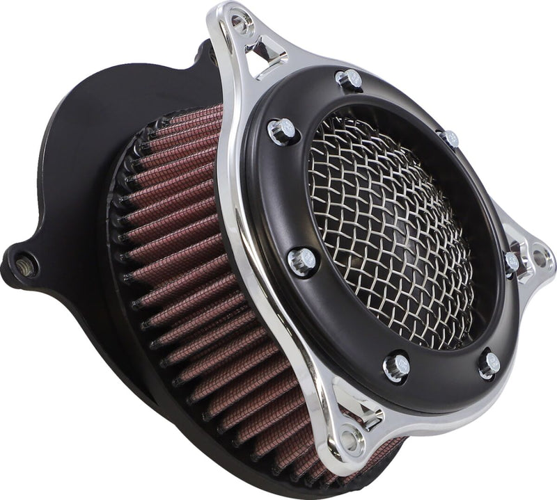 Cobra RPT Air Intake Kit - Aluminum - Black / Chrome for Harley-Davidson Touring, Softail & Dyna 1996-2017