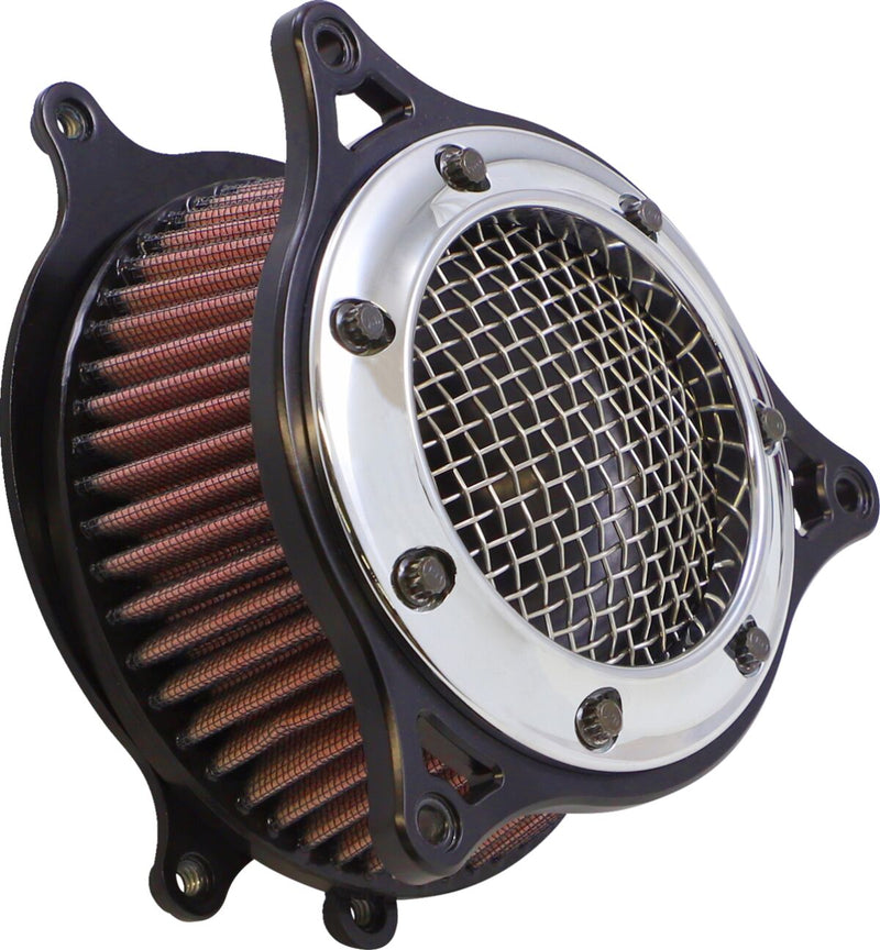 Cobra RPT Air Intake Kit - Aluminum - Black / Chrome for Harley-Davidson Softail, Dyna & FXR 2018-2025