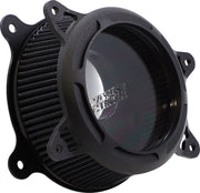 Vance & Hines Insight Air Cleaner In Wrinkle Black For HD Softail, Touring And Trike Models
