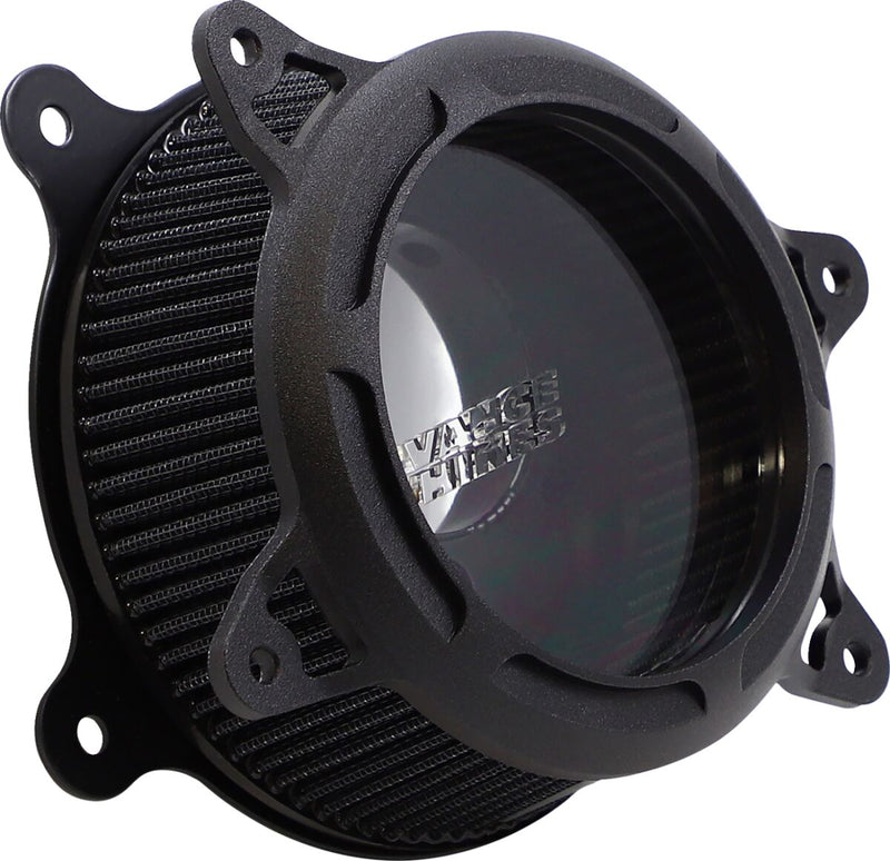 Vance & Hines Insight Air Cleaner In Wrinkle Black For HD Softail, Touring And Trike Models