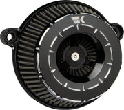 Khrome Werks Black Tracer Instigator Air Cleaner for Various Various Harley-Davidson Motorcycles (See Fitment List)