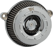Khrome Werks Chrome Tracer Instigator Air Cleaner for 2001-2015 Harley-Davidson Softail and 1999-2017 Harley-Davidson Dyna Motorcycles
