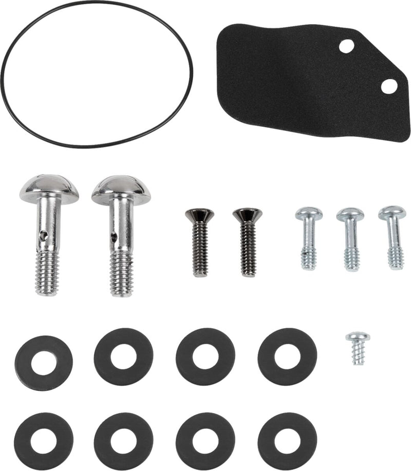 S&S Cycle Stealth Teardrop Air Cleaner Kit for 2017-2025 Harley-Davidson Lava Chrome #170-0781