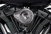 S&S Cycle Stealth Teardrop Air Cleaner Kit for 2017-2025 Harley-Davidson Lava Chrome