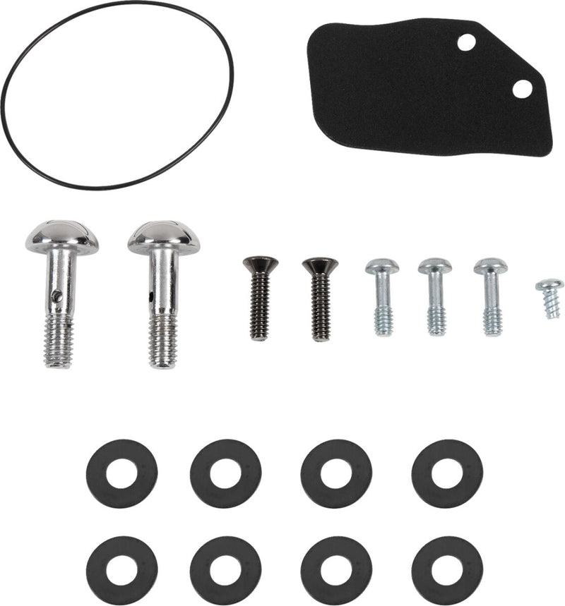 S&S Cycle Stealth Teardrop Air Cleaner Kit for 2017-2025 Harley-Davidson Lava Chrome #170-0782