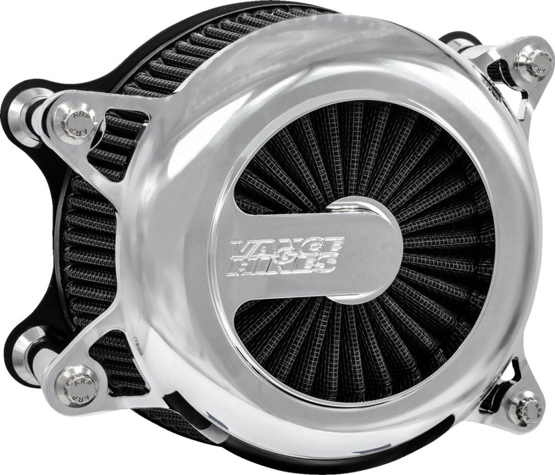 Vance & Hines VO2 Rogue Air Intake Kit - CNC Billet Aluminum - Chrome for Harley-Davidson Touring & Softail 2023-2026