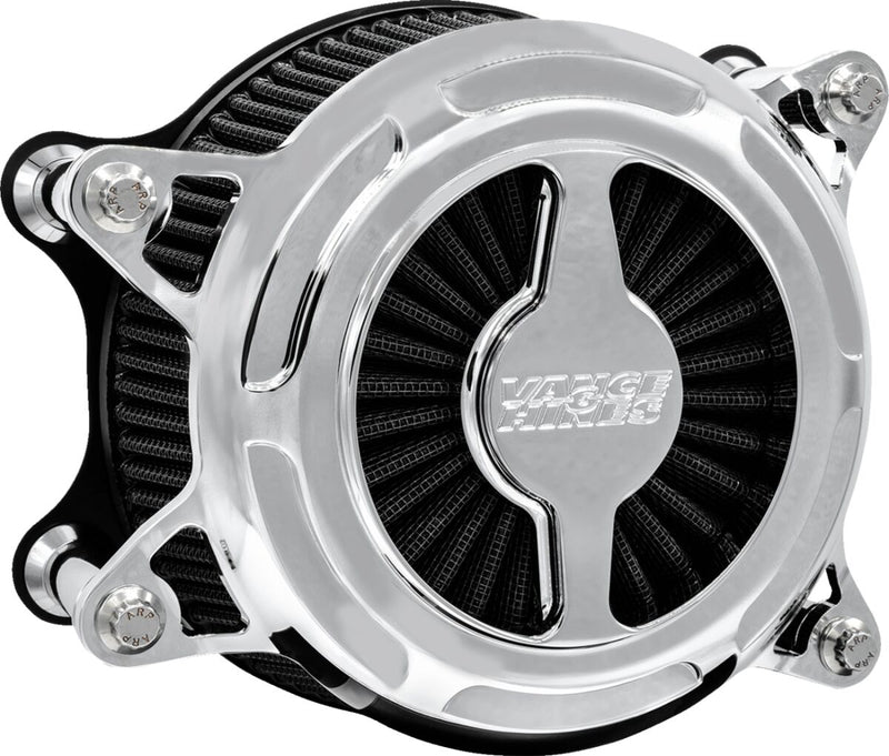 Vance & Hines VO2 Blade Air Intake - Each, CNC Billet Aluminum - Chrome for Harley-Davidson Touring & Softail 2023-2026