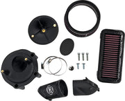 S&S Cycle Stealth Air Cleaner Kit without Cover for 2020-2026 INDIAN Black