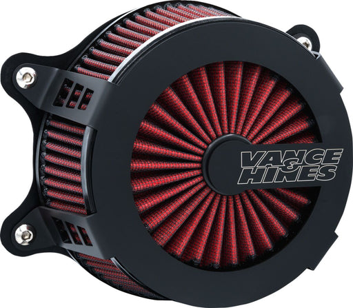 Vance & Hines VO2 Cage Fighter Air Intake Kit for 2014-2024 YAMAHA XVS 950 C Black Stainless Steel #41128