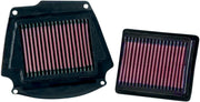 K & N OE Replacement High-Flow Air Filter for 2002-2010 YAMAHA XV 1700 Black Red
