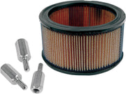 S&S Cycle High Flow Air Filter and Adaptor Kit #17-0045