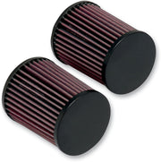 K & N OE Replacement High-Flow Air Filter for 2004-2007 HONDA CBR 1000 RR Black Red Pair #HA-1004