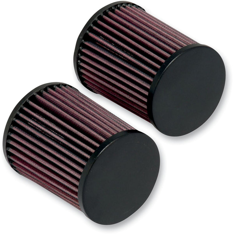 K & N OE Replacement High-Flow Air Filter for 2004-2007 HONDA CBR 1000 RR Black Red Pair #HA-1004