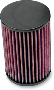 K & N High-Flow Air Filter for 2004-2014 YAMAHA YFM Black Red Rubber #YA-3504