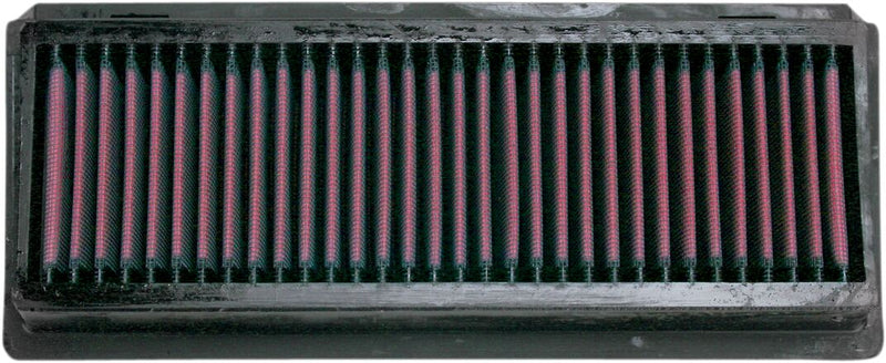 K & N OE Replacement High-Flow Air Filter for 2005-2006 KAWASAKI ZX-6 R Black Red #KA-6005