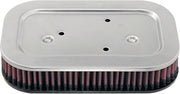 K & N Replacement High-Flow Air Filter for 2004-2014 Harley-Davidson Red