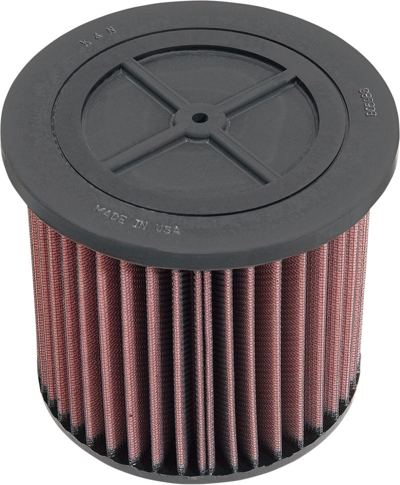 K & N High-Flow Air Filter for 2005-2024 SUZUKI LT-A Black Red Rubber #SU-7005