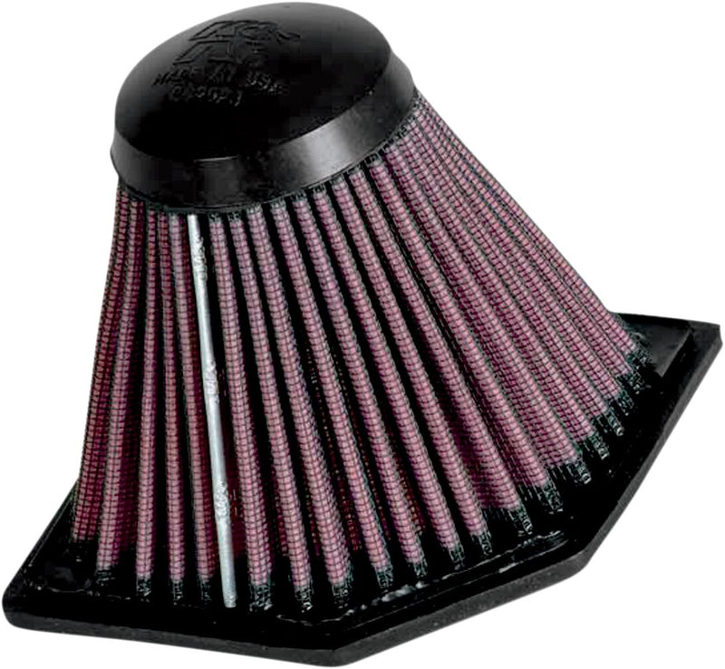 K & N OE Replacement High-Flow Air Filter for 2005-2016 BMW Black Red #BM-1205