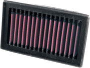 K & N OE Replacement High-Flow Air Filter Black Red #BM-8006