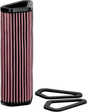 K & N OE Replacement High-Flow Air Filter for 2007-2018 DUCATI Black Red #DU-1007