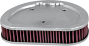 K & N Replacement High-Flow Air Filter for 2003, 2007-2016 Harley-Davidson Red Silver #HD-1508