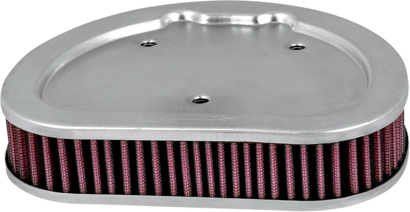 K & N Replacement High-Flow Air Filter for 2003, 2007-2016 Harley-Davidson Red Silver #HD-1508