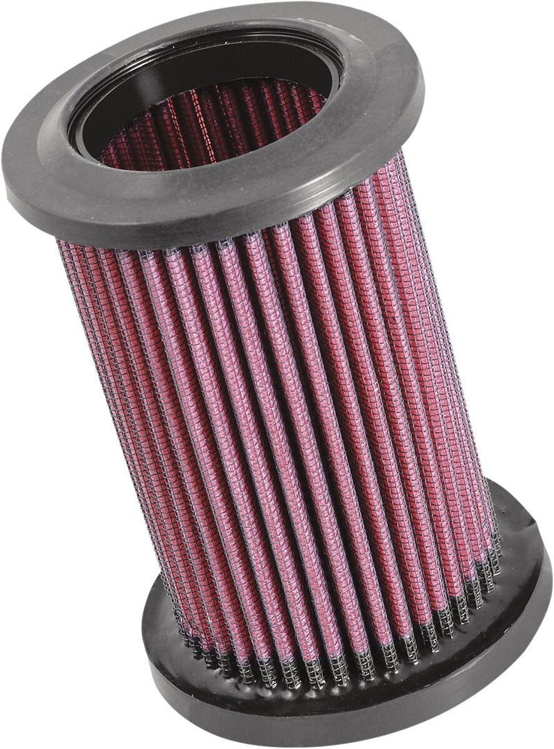 K & N High-Flow Air Filter for 2006-2025 DUCATI Black Red Rubber #DU-1006
