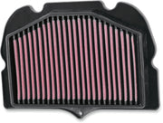 K & N Sportbike Race-Spec High-Flow Air Filter for 2008-2020 SUZUKI GSX 1300 R Air Filter Race Specific Black Red